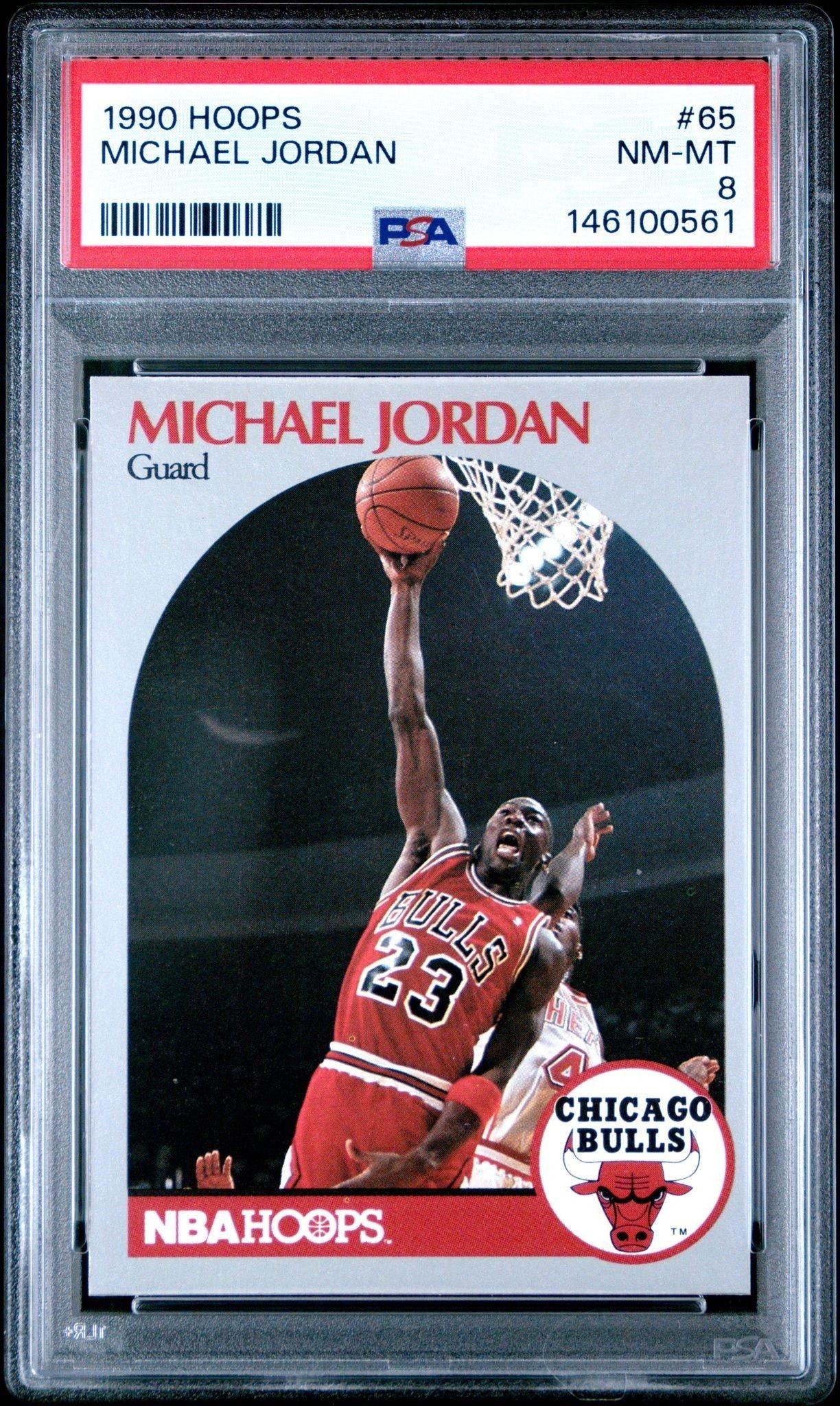 1990-91 Skybox NBA Hoops Michael Jordan #65 trading card