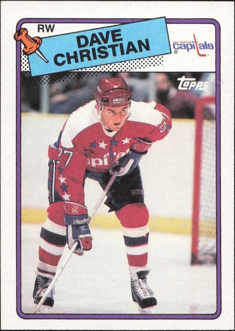1989-90 Topps Dave Christian #14 trading card