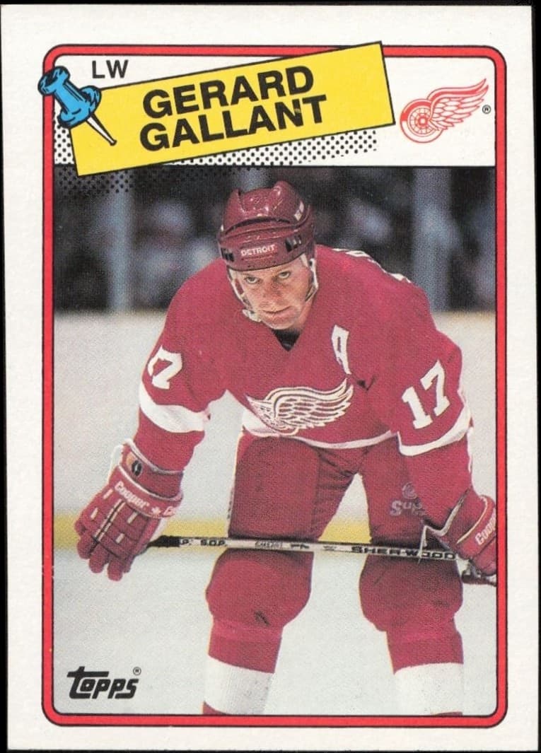 1989-90 Topps Gerard Gallant #12 trading card