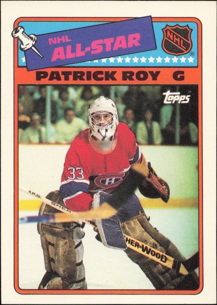 1989-90 Topps Patrick Roy #12 trading card