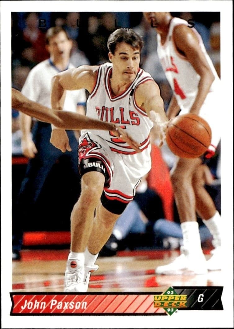 1992-93 Upper-Deck John Paxson #137 trading card