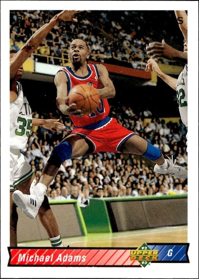 1992-93 Upper-Deck Michael Adams #139 trading card