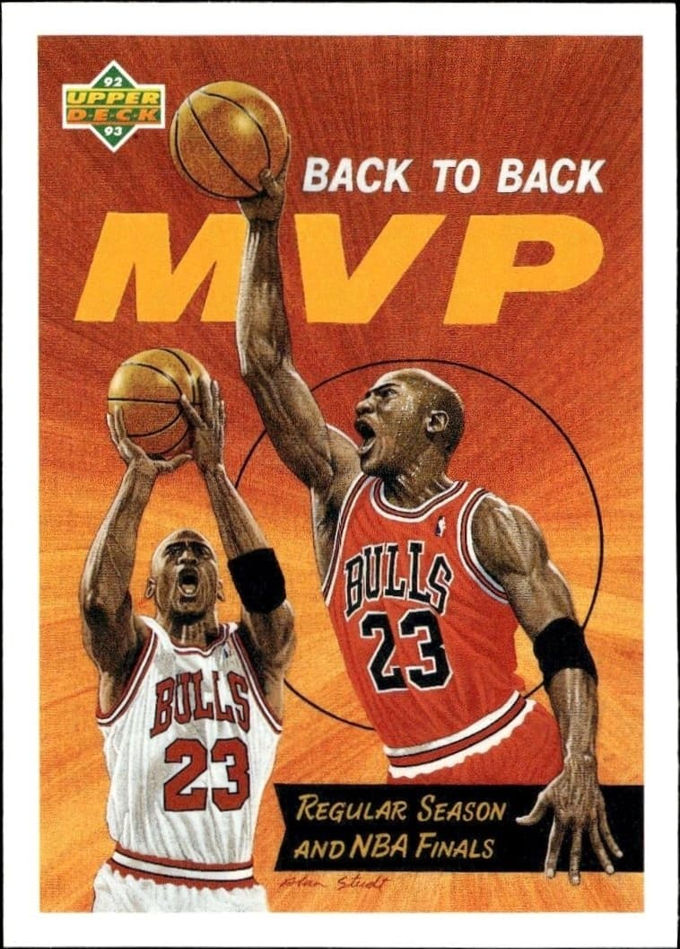 1992-93 Upper-Deck Michael Jordan #67 trading card
