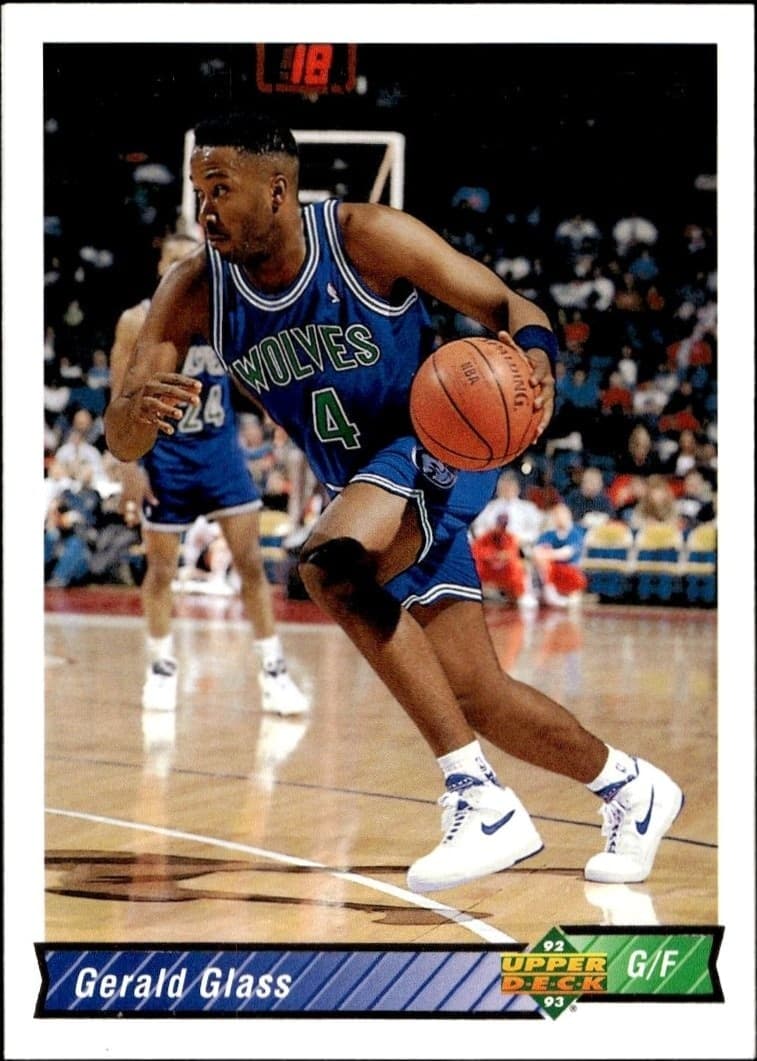 1992-93 Upper-Deck Gerald Glass #186 trading card