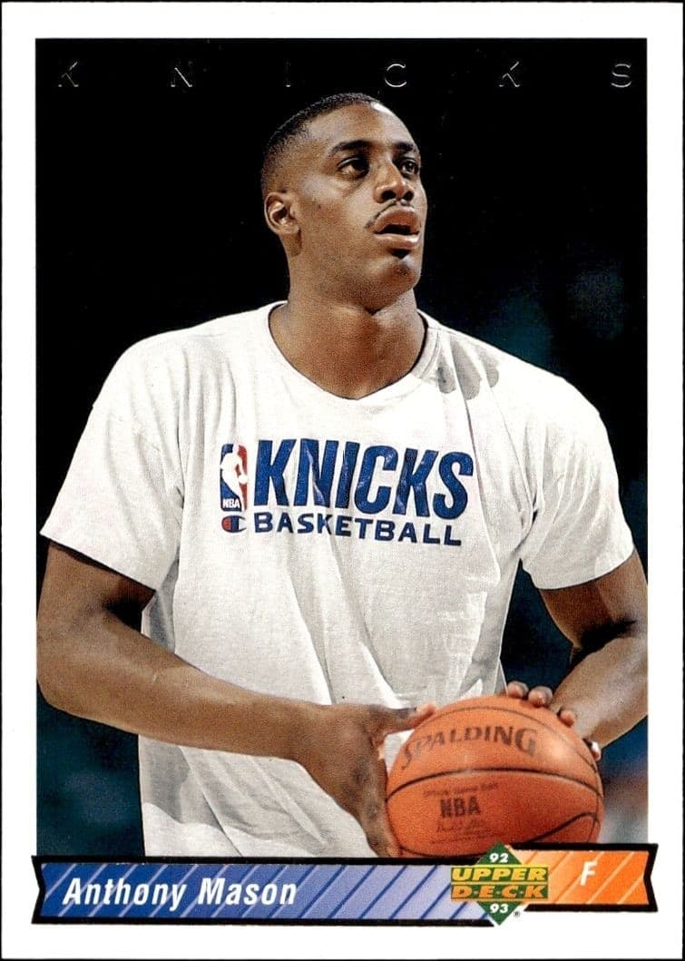 1992-93 Upper-Deck Anthony Mason #239 trading card