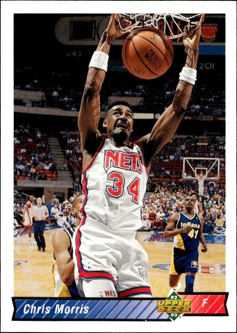 1992-93 Upper-Deck Chris Morris #129 trading card