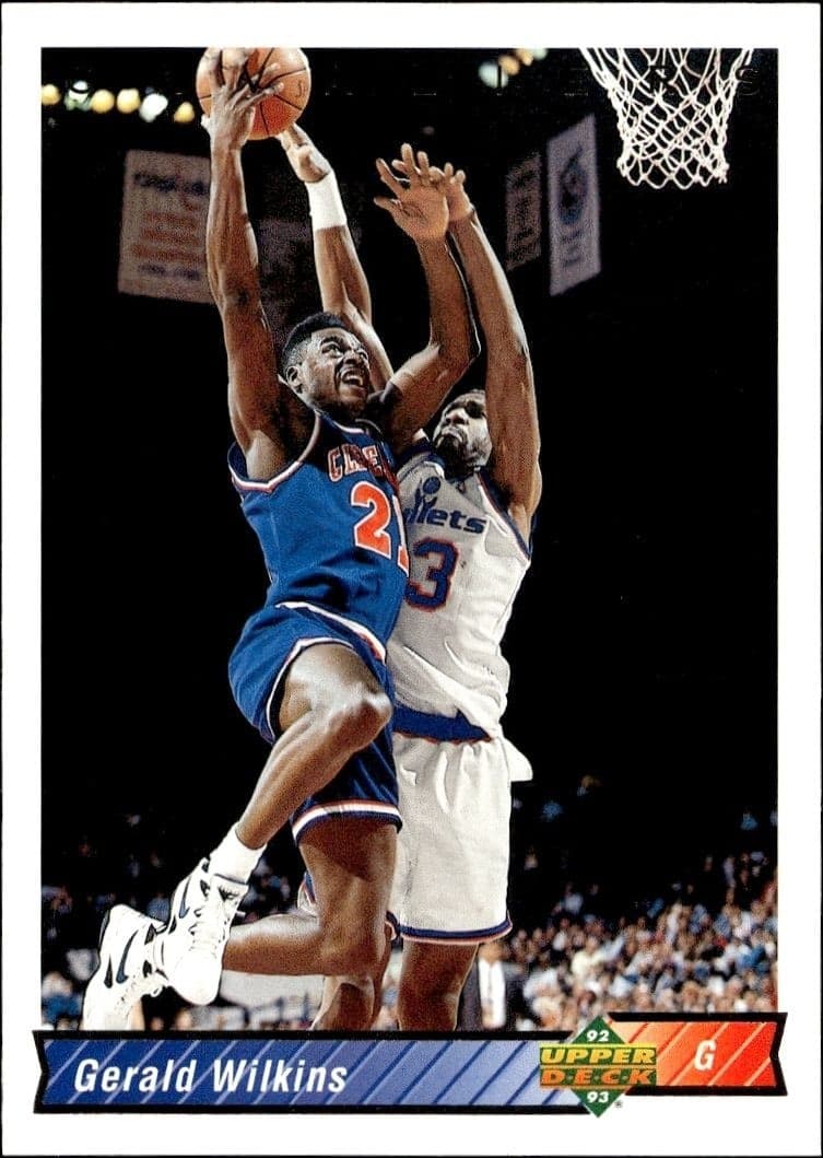 1992-93 Upper-Deck Gerald Wilkins #411 trading card