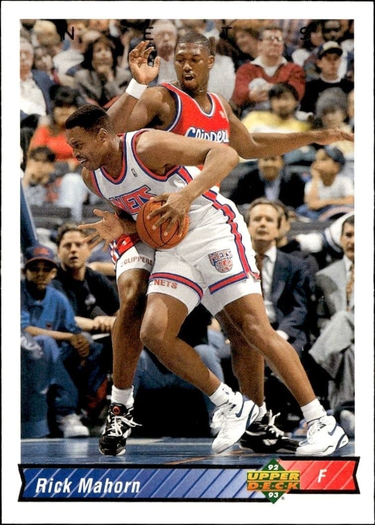 1992-93 Upper-Deck Rick Mahorn #316 trading card