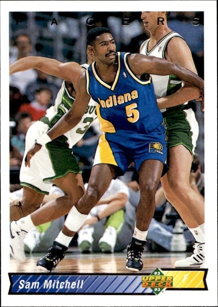 1992-93 Upper-Deck Sam Mitchell #317 trading card