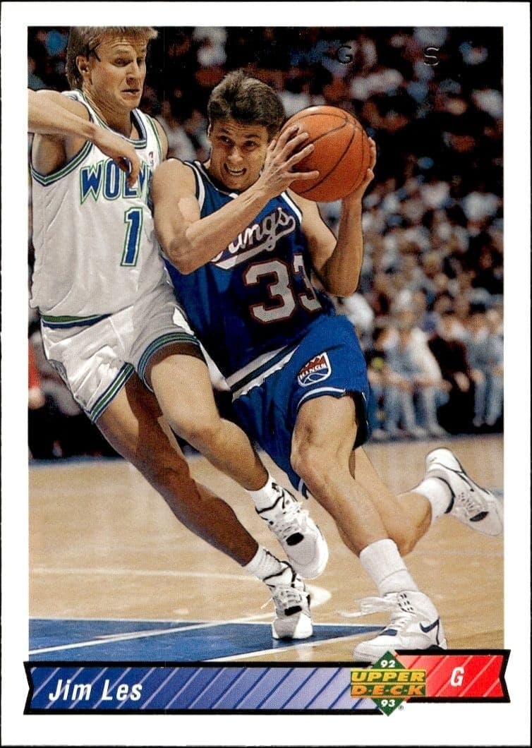 1992-93 Upper-Deck Jim Les #241 trading card