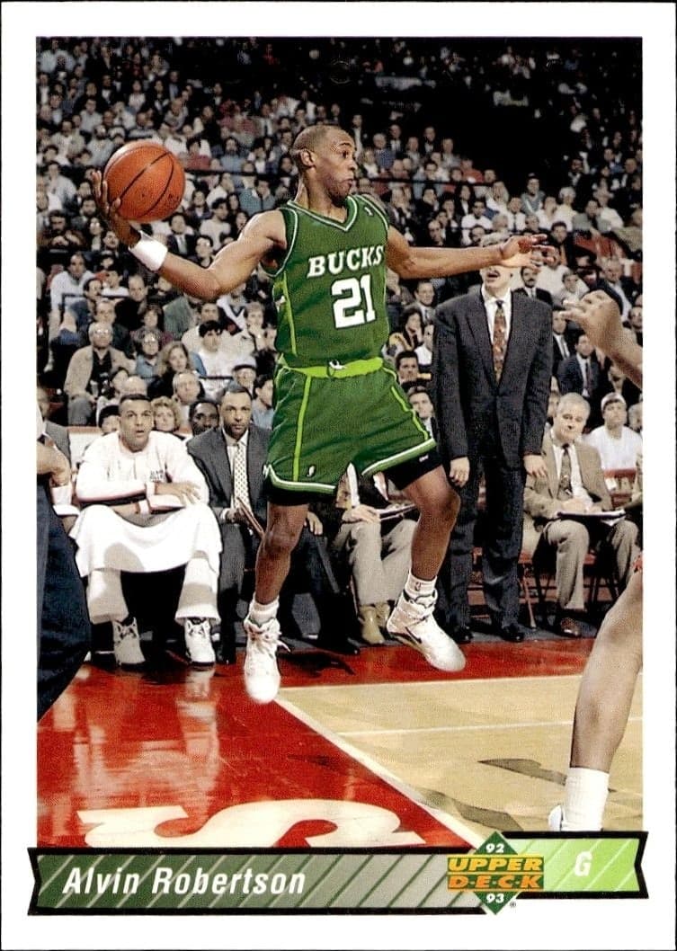 1992-93 Upper-Deck Alvin Robertson #253 trading card