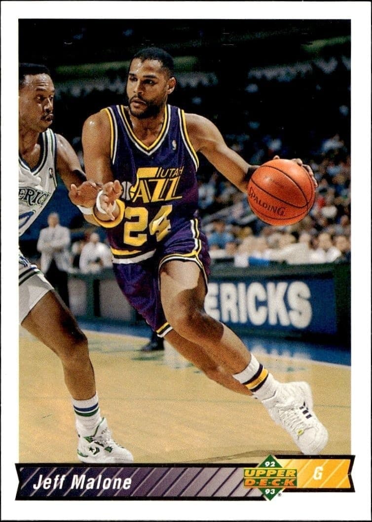 1992-93 Upper-Deck Jeff Malone #178 trading card