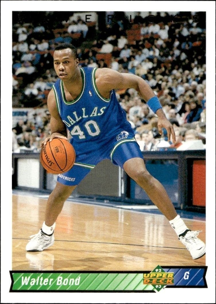 1992-93 Upper-Deck Walter Bond #314 trading card