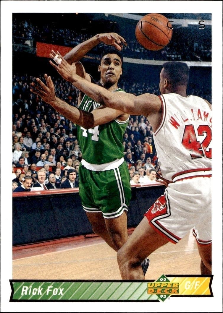 1992-93 Upper-Deck Rick Fox #232 trading card
