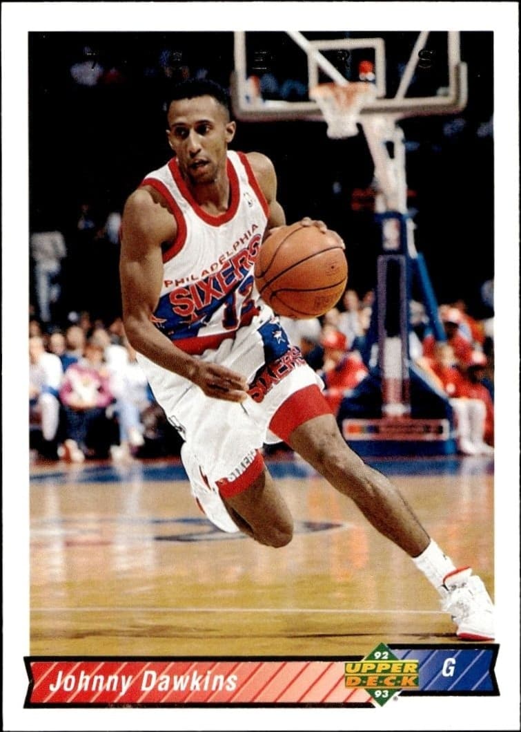 1992-93 Upper-Deck Johnny Dawkins #231 trading card