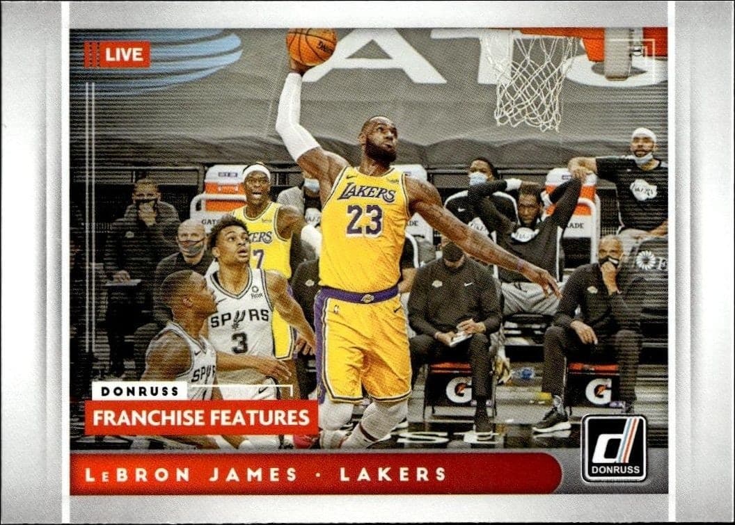 2021-22 Panini Donruss LeBron James #20 trading card