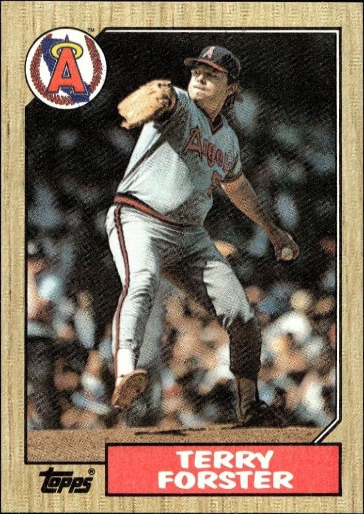 1987 Topps Terry Forster #652 trading card