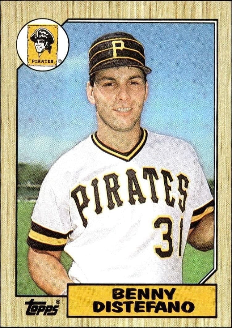 1987 Topps Benny Distefano #651 trading card