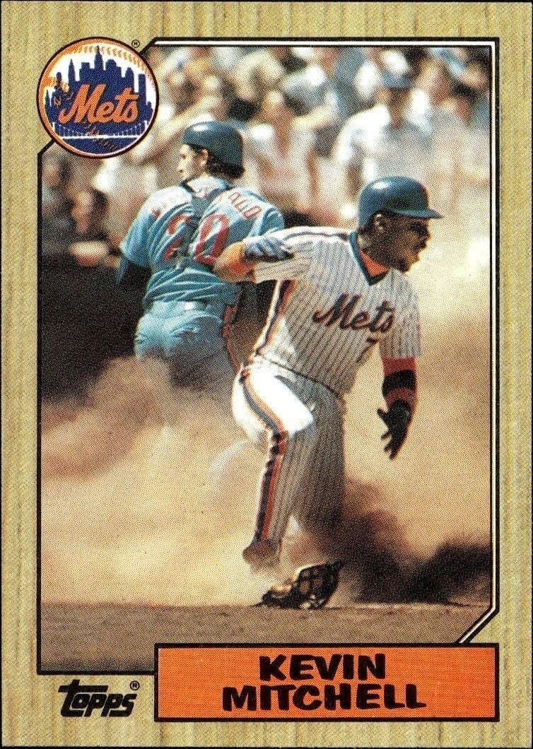 1987 Topps Kevin Mitchell #653 trading card