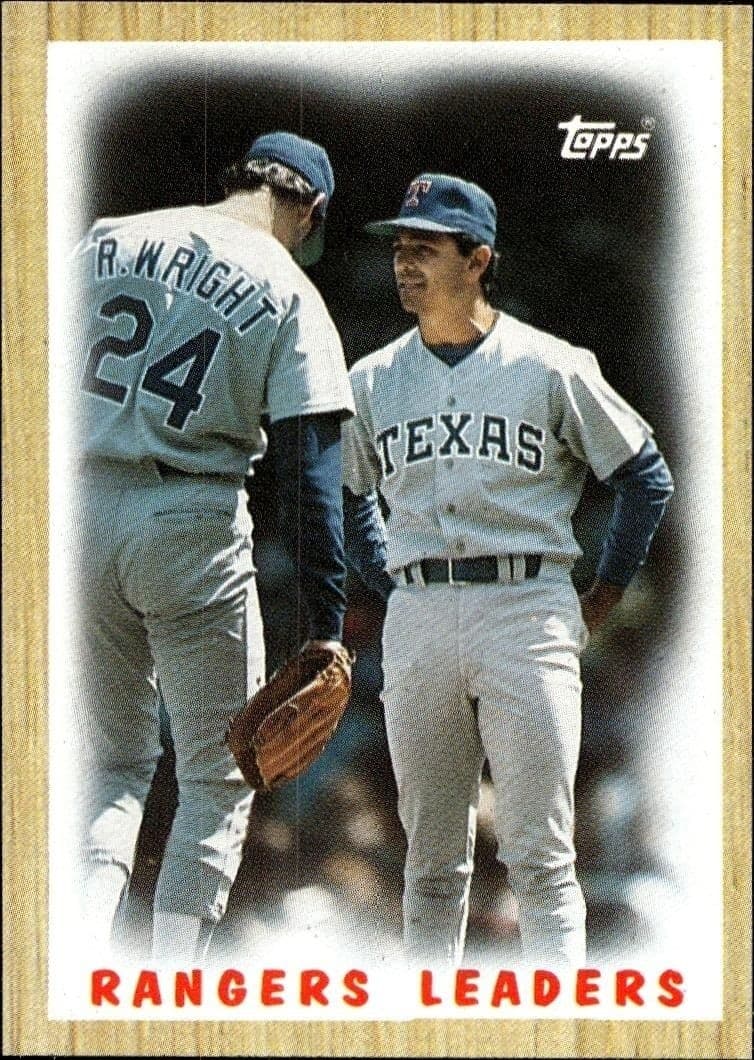 1987 Topps Texas Rangers #656 trading card
