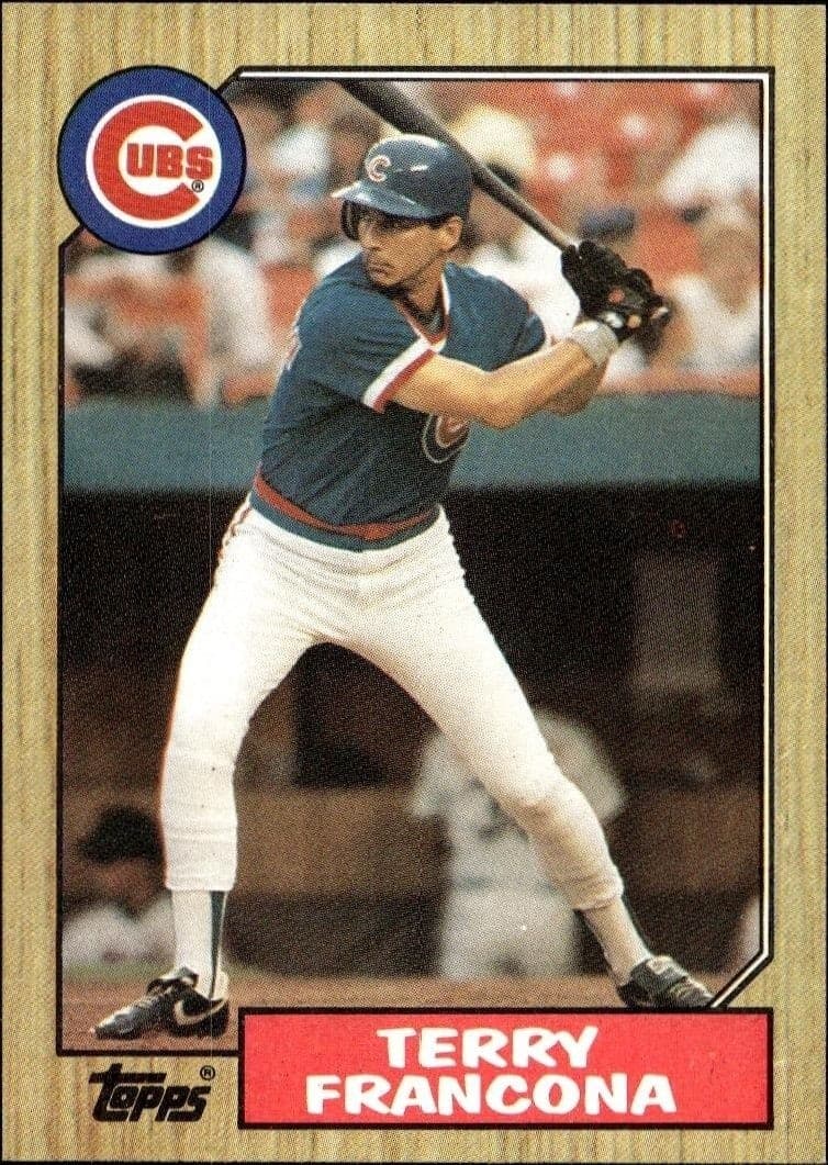 1987 Topps Terry Francona #785 trading card