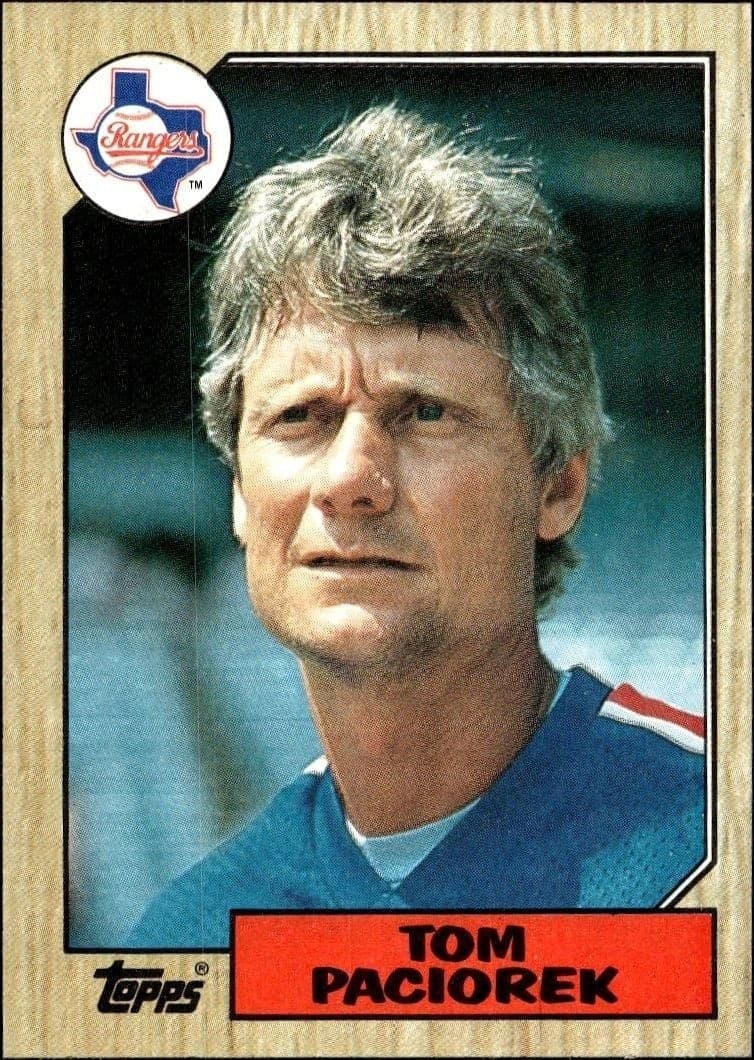 1987 Topps Tom Paciorek #729 trading card