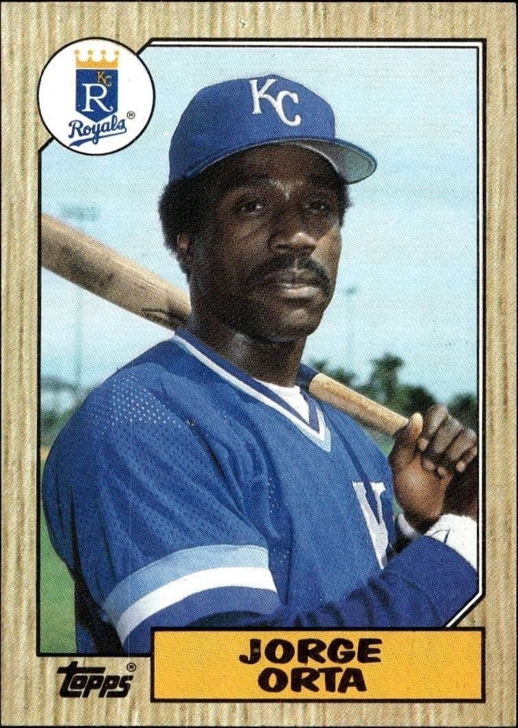 1987 Topps Jorge Orta #738 trading card