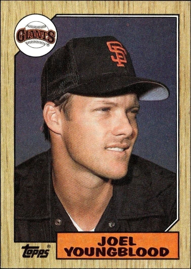 1987 Topps Joel Youngblood #759 trading card