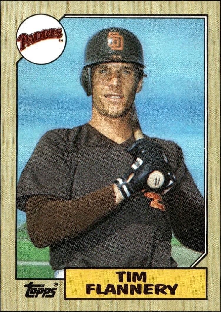 1987 Topps Tim Flannery #763 trading card