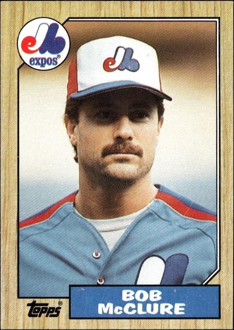 1987 Topps Bob McClure #707 trading card