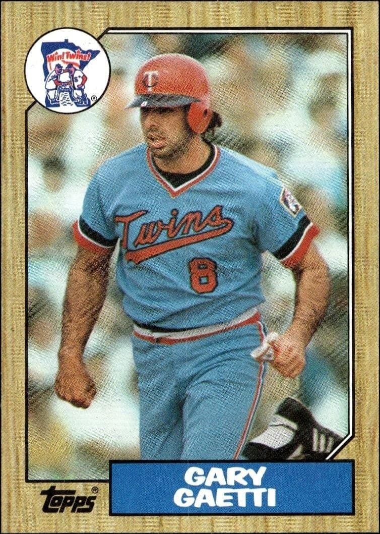1987 Topps Gary Gaetti #710 trading card