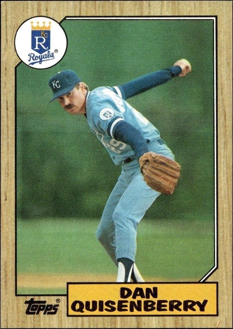 1987 Topps Dan Quisenberry #714 trading card