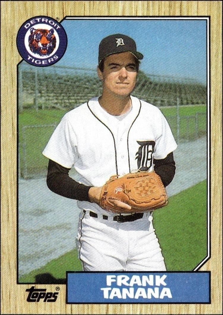 1987 Topps Frank Tanana #726 trading card
