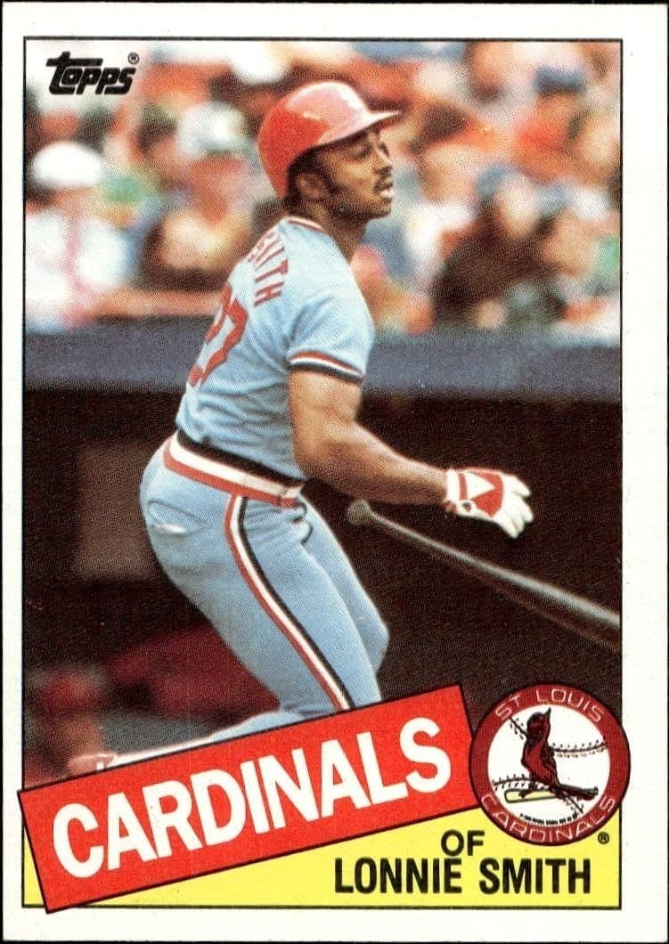 1985 Topps Lonnie Smith #255 trading card