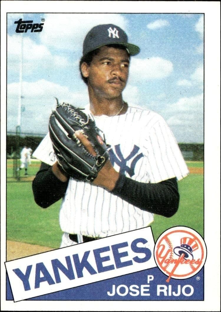 1985 Topps Jose Rijo #238 baseball trading card front