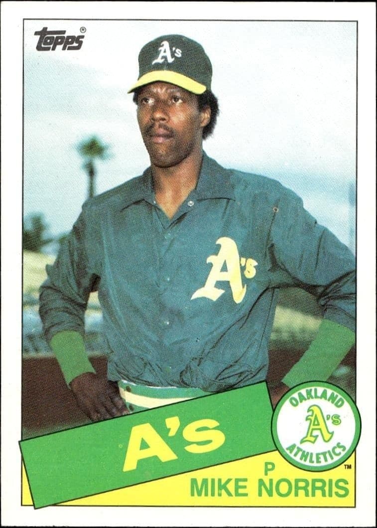 1985 Topps Mike Norris #246 baseball trading card front