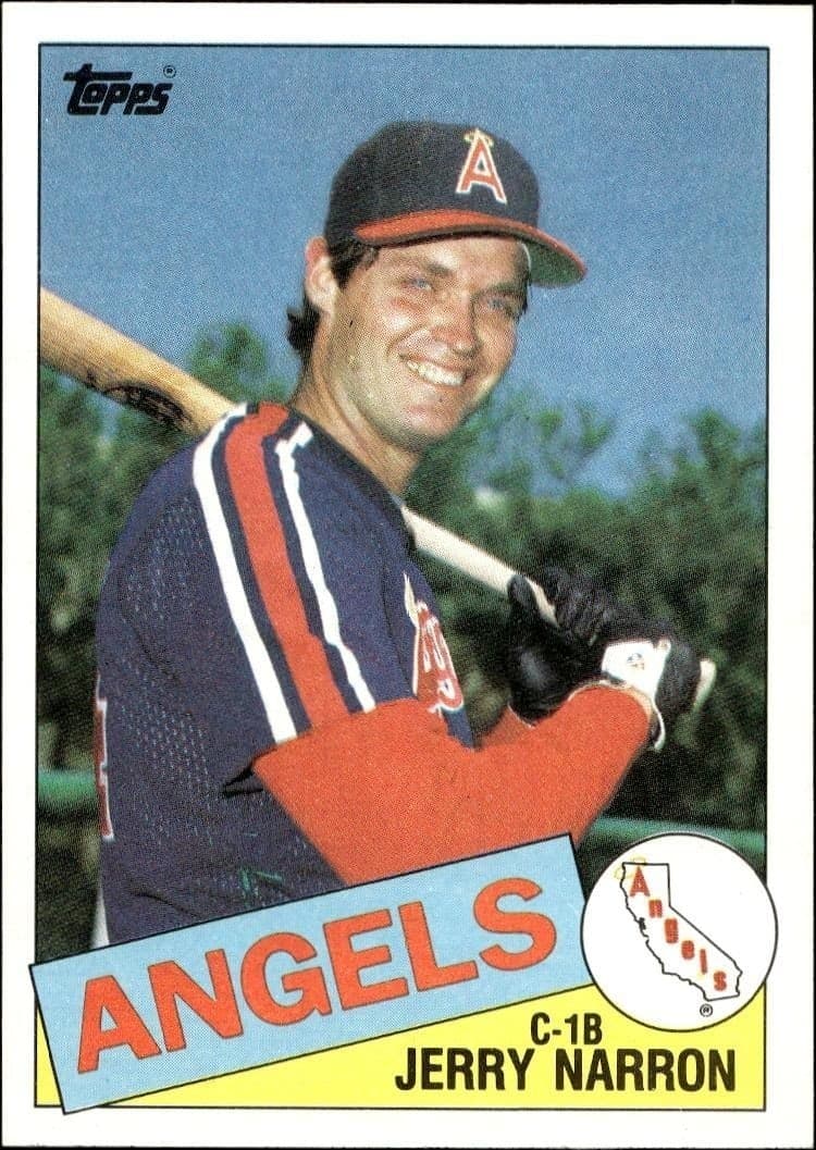 1985 Topps Jerry Narron #234 baseball trading card front