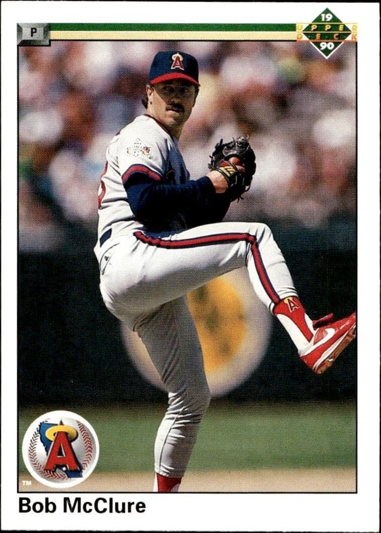 1990 Upper-Deck Low Number Bob McClure #81 trading card