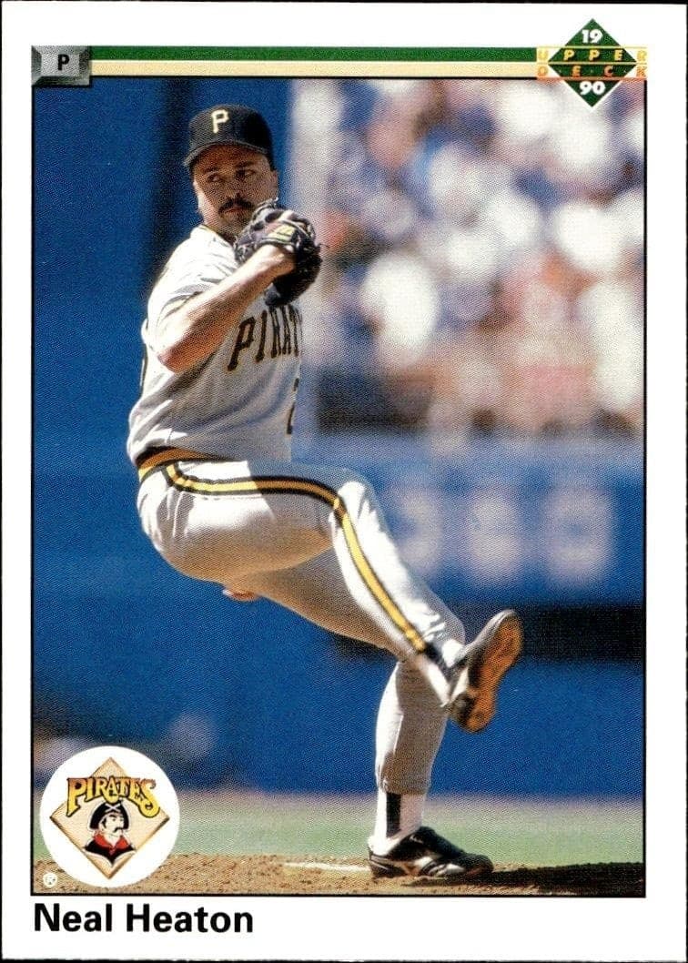 1990 Upper-Deck Low Number Neal Heaton #86 trading card
