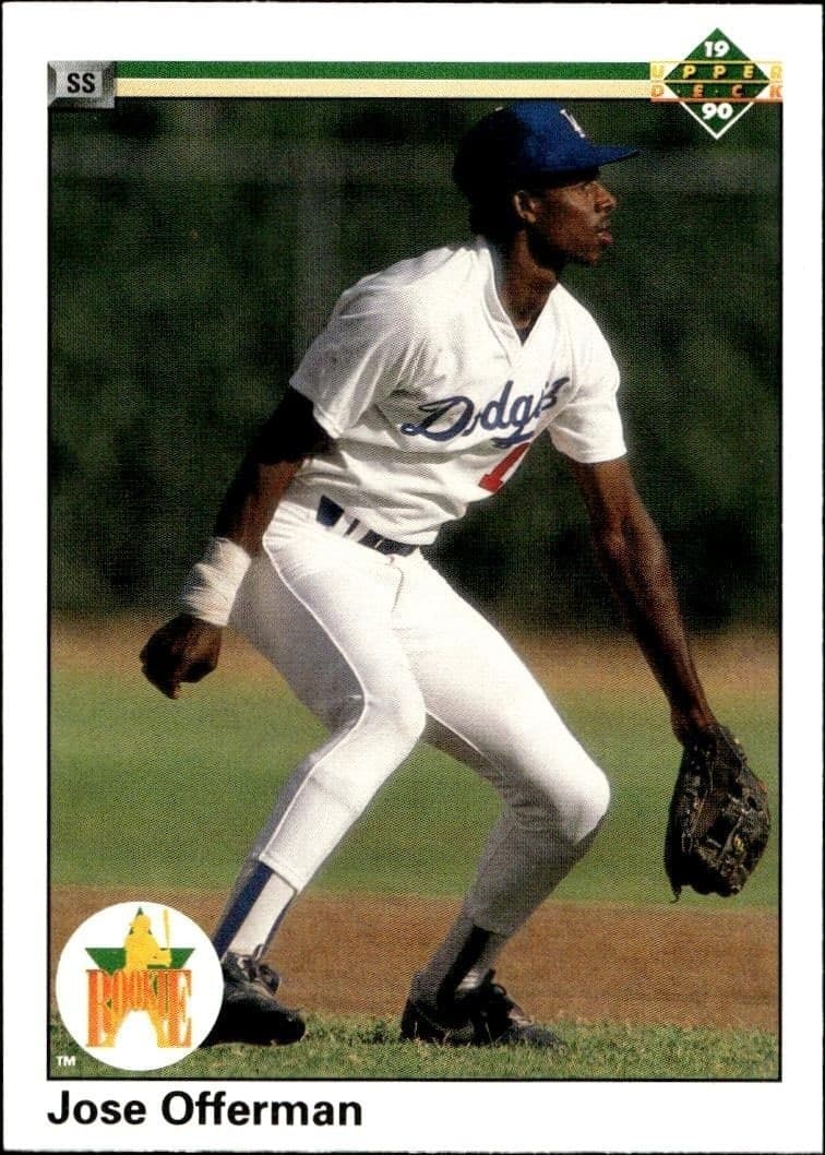 1990 Upper-Deck Low Number Jose Offerman #46 trading card
