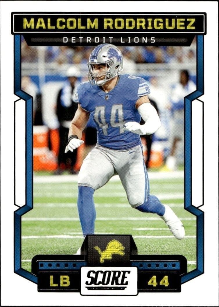2023 Panini Score Malcolm Rodriguez #88 football trading card front