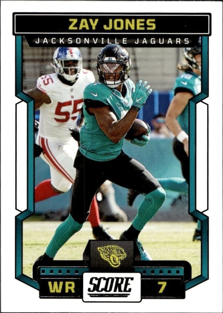 2023 Panini Score Zay Jones #20 football trading card front