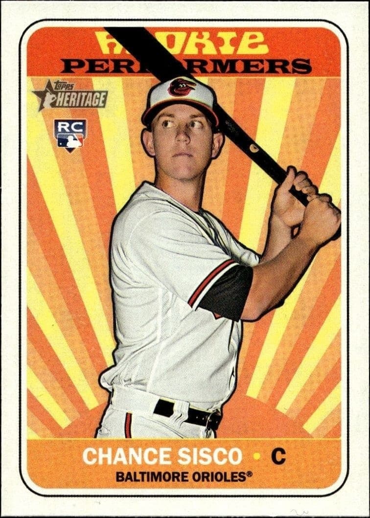 2018 Topps Heritage Chance Sisco #RP-CS trading card