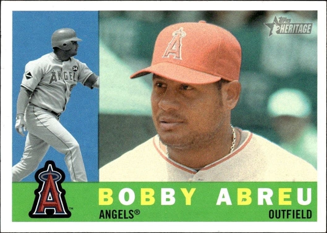 2009 Topps Heritage High Number Bobby Abreu #691 trading card