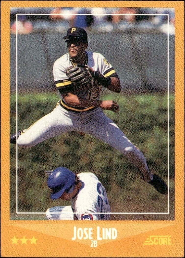1988 Score Jose Lind #597 trading card