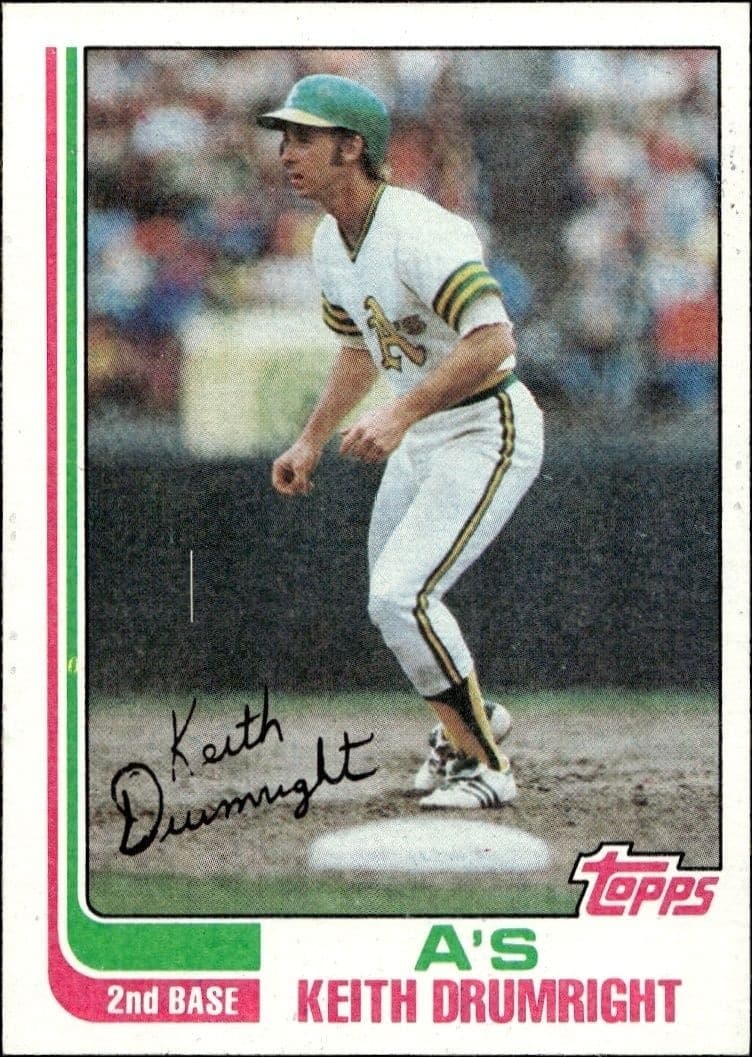 1982 Topps Keith Drumright #673 baseball trading card front