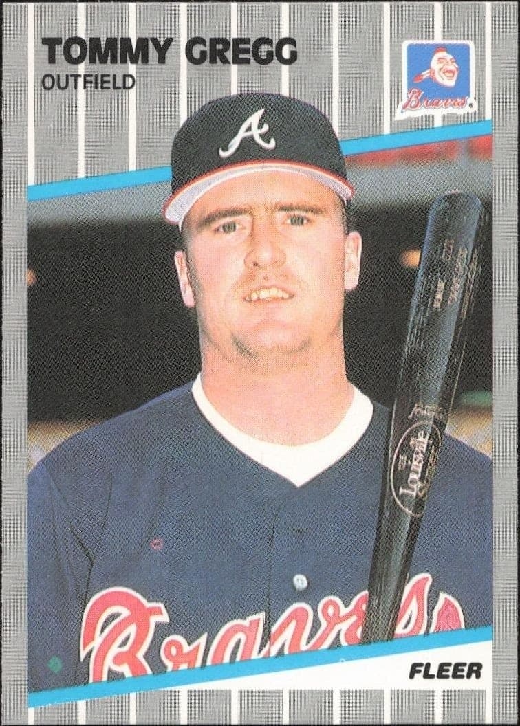 1989 Fleer Tommy Gregg #592 trading card
