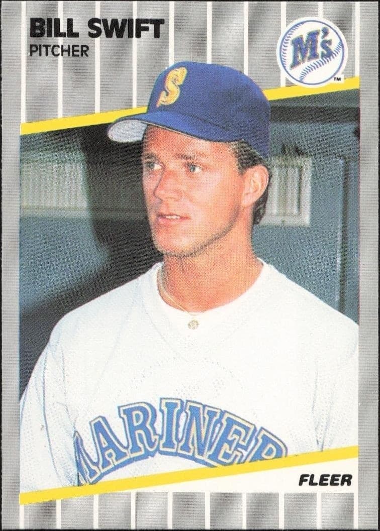 1989 Fleer Bill Swift #560 baseball trading card front