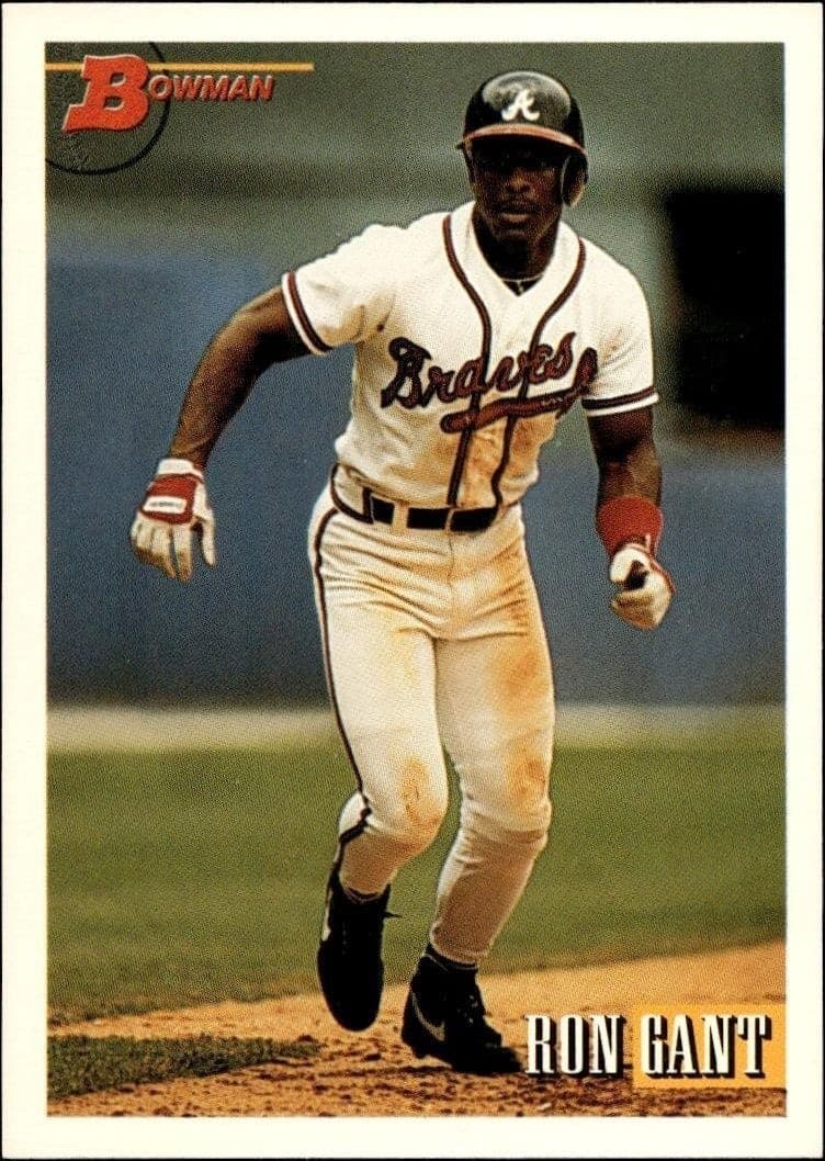 1993 Bowman Ron Gant #382 trading card