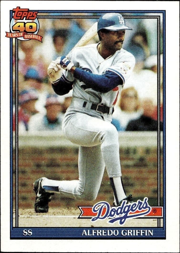 1991 Topps Alfredo Griffin #226 trading card
